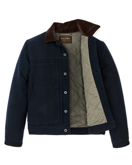 Filson Spokane Insulated Short Cruiser Jacket 20299337 - Premium Wool Blend Winter Workwear