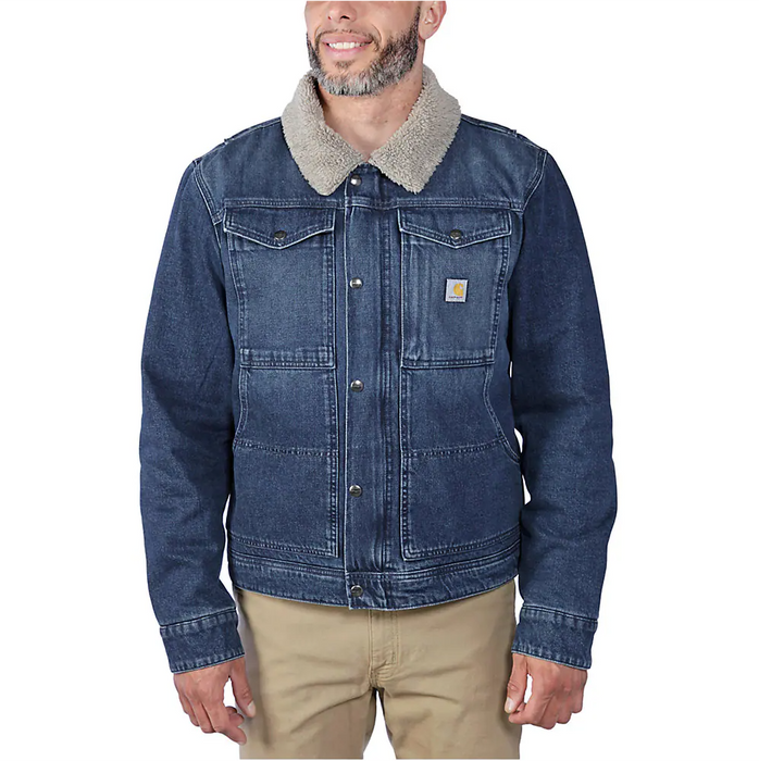 Carhartt Relaxed Fit Denim Sherpa-Lined Jacket 106323