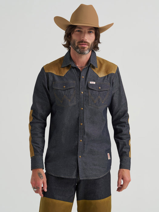 Wrangler x Filson Wild Adventure Shirt - Indigo Collaboration MPN 112370357