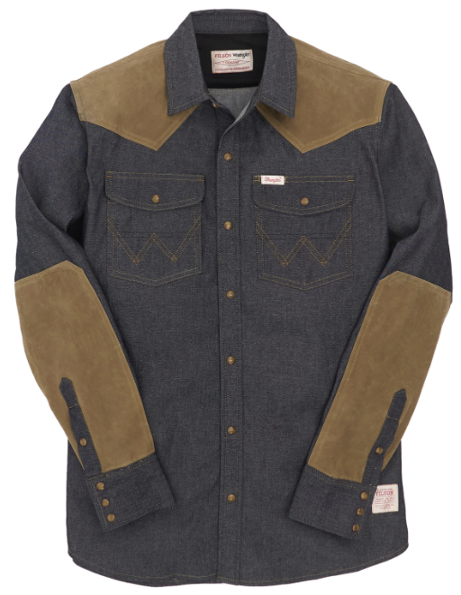 Wrangler x Filson Wild Adventure Shirt - Indigo Collaboration MPN 112370357