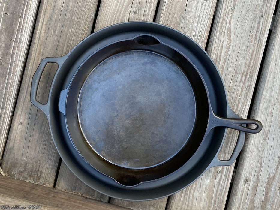No.16 Double-Handled Cast Iron Skillet — Crane's Country Store